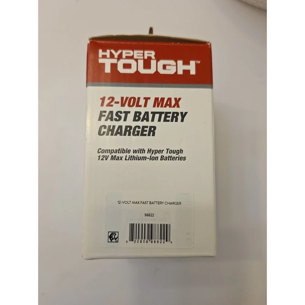 Hyper Tough 12V Max Fast Battery Charger for 12V Lit-Ion Batteries New Upgrade